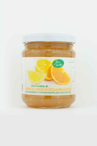 Orangen-Zitronenmarmelade aus Sizilien, 240g