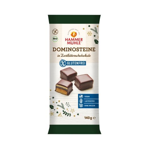 Dominosteine ZB-Schokolade glutenfrei vegan, 140g