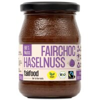 Fairchoc Haselnuss Schoko Creme 60% Nuss FairTrade, 250g