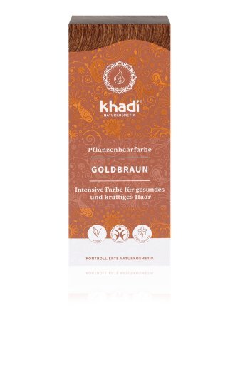 Pflanzenhaarfarbe Goldbraun, 100g