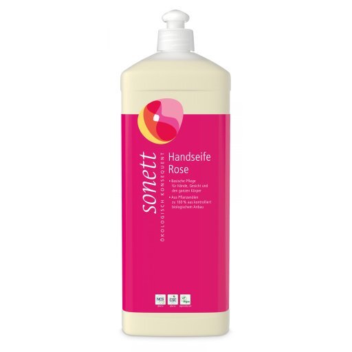 Handseife Rose - Nachfüllflasche, 1.0l