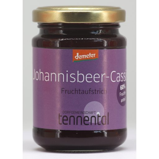 Fruchtaufstrich Johannisbeer-Cassis DEMETER, 200g