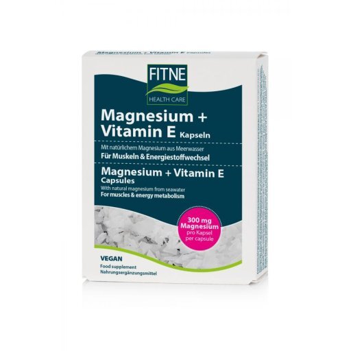 Magnesium + Vitamin E - Kapseln, 60Stück