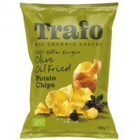 Kartoffelchips in Olivenöl gebacken, 100g