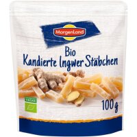 Ingwerstäbchen kandiert, 100g