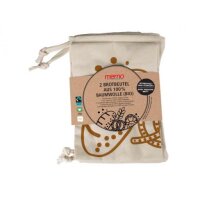 MEMO Brotbeutel 2St - 35x40cm, 2Stück