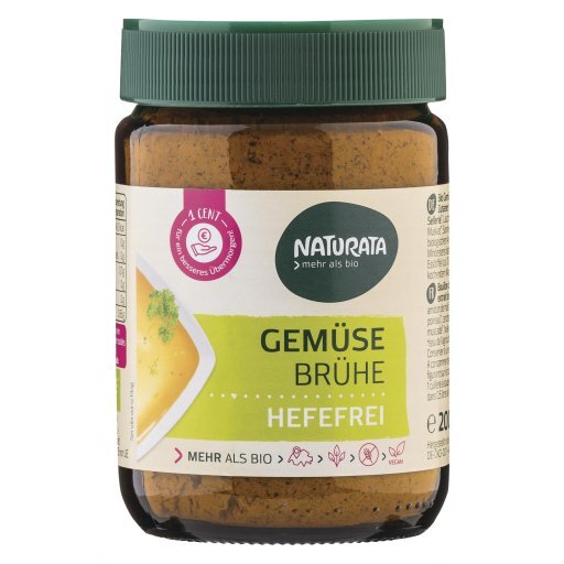 Gemüsebrühe hefefrei glutenfrei - Glas, 200g