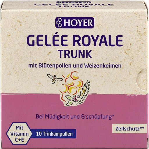 Gelée Royale+Blütenpollen+Weizenkeime - Ampullen, 10x10ml