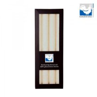 Stearin-Stabkerzen elfenbein, 4Stück