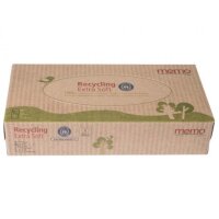 MEMO Kosmetiktücher Recycling soft 2-lagig,...