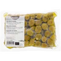 Oliven grün mit Mandelfüllung - Grossgebinde, 600g