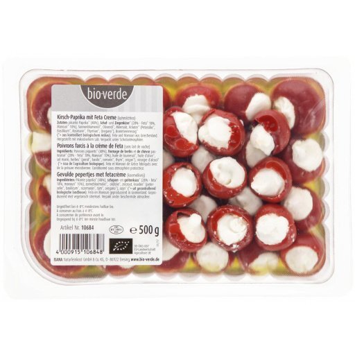 Kirschpaprika mit Fetacremefüllung - Grossgebinde, 500g