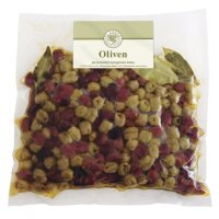 Oliven-Mix entsteint natur - Grossgebinde, kg