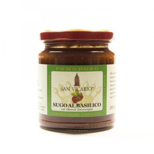 Tomatensugo mit Basilikum, 280g