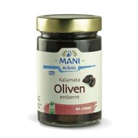 Oliven Kalamata entsteint in Lake NATURLAND+FAIR, 280g