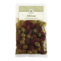 Oliven-Mix entsteint mariniert, 150g