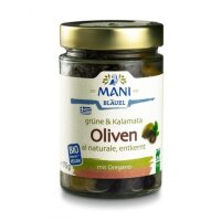 Oliven gemischt entsteint al nat. NATURLAND+FAIR, 175g