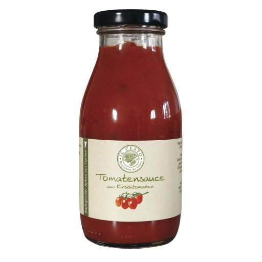 Tomatensauce aus Kirschtomaten natur, 250g