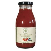 Tomatensauce aus Kirschtomaten Oliven& Kapern, 250g