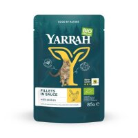 Katzenfutter Filets in Soße mit Huhn - Pouch, 85g