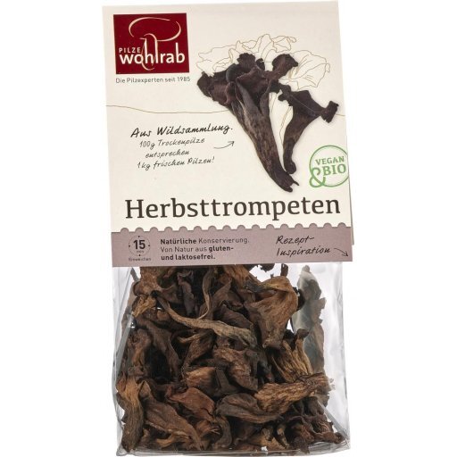 Herbsttrompeten getrocknet, 20g