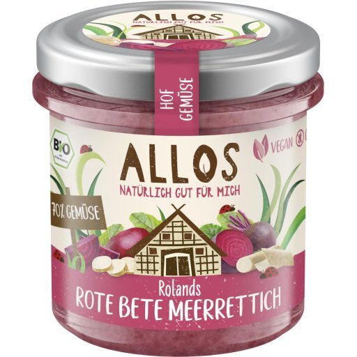 Hofgemüse Rolands Rote Bete-Meerrettich glutenfrei, 135g