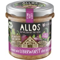 Iss mir nicht Wurst Leberwurst mit Zwiebeln, 135g