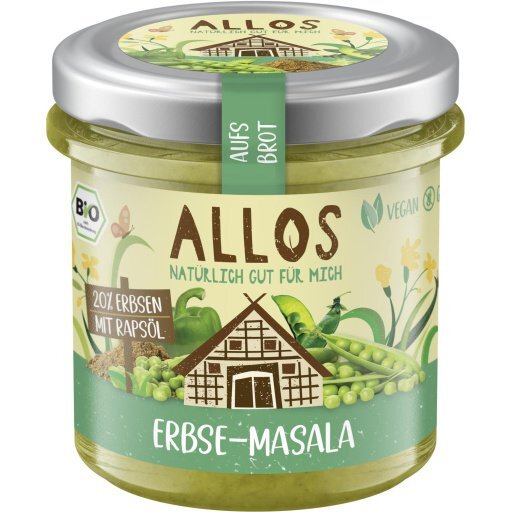Aufs Brot Erbse & Masala glutenfrei, 140g