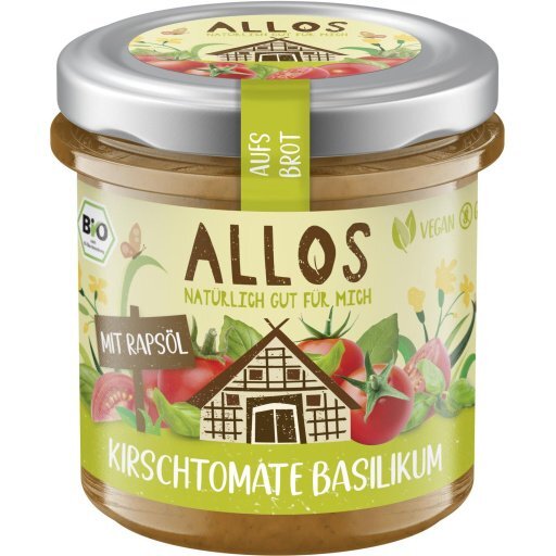 Aufs Brot Kirschtomate & Basilikum glutenfrei, 140g