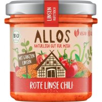 Linsen-Aufstrich Rote Linse-Chili, 140g