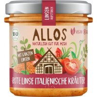 Linsen-Aufstrich Rote Linse italienische Kräuter, 140g
