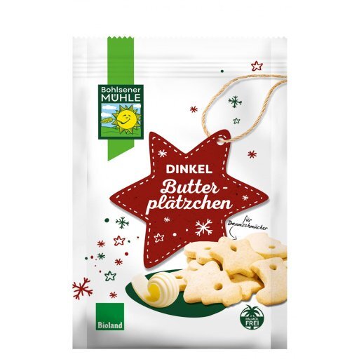 Dinkel-Butterplätzchen BIOLAND, 125g