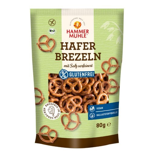 Hafer Brezeln glutenfrei, 80g