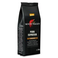 Espresso Peru gemahlen, 250g