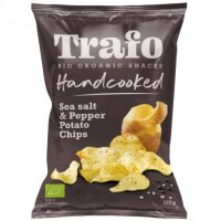 Handcooked-Kartoffelchips gesalzen Black Pepper, 125g