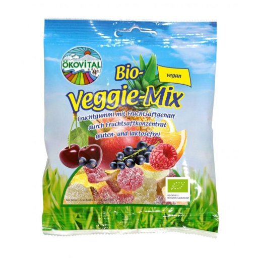 Veggie Mix fruchtig-sauer ohne Gelantine vegan, 80g