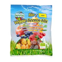 Veggie Beeren Mix fruchtig-sauer ohne Gel. vegan, 80g
