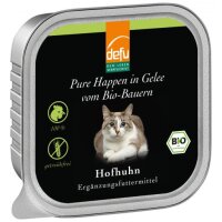 Katzenfutter Hofhuhn-Happen in Gelee - AluCup, 100g