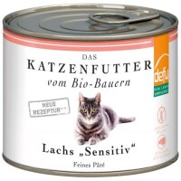 Katzenfutter Lachs Paté sensitiv - Dose, 200g
