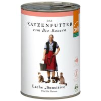 Katzenfutter Lachs Paté sensitiv - Dose, 410g