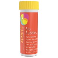BIO BUBBLES Bio-Seifenblasen mit 3 Blasringen, 45ml