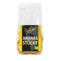 Ananasstücke getrocknet, 100g