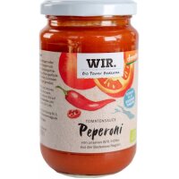 Tomatensauce mit Peperoni WIR., 340ml