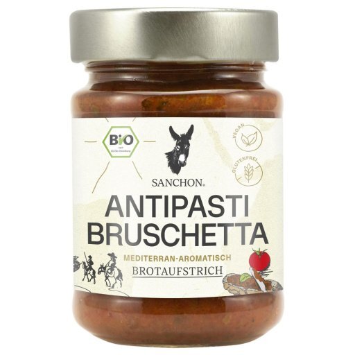 Brotaufstrich Antipasti Bruschetta vegan, 190g