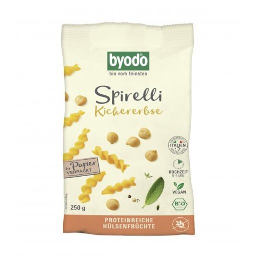 Spirelli - Kichererbsen Nudeln, 250g