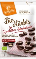 Kürbis in Zartbitter-Schokolade, 50g