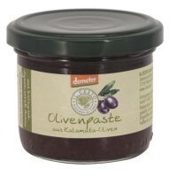 Olivenpaste aus schwarzen Kalamata-Oliven DEMETER, 100g