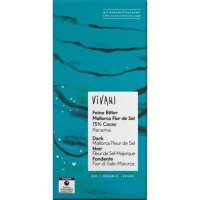 Tafel Feine Bitter Mallorca Flor de Sal 75% vegan, 80g