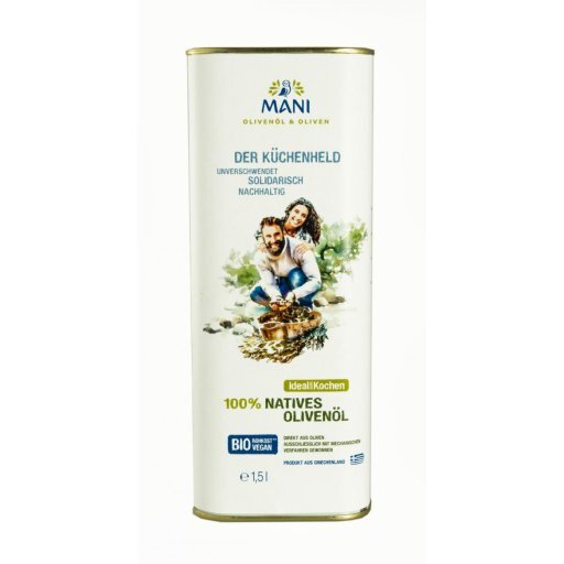 Mani-Olivenöl 100% nativ - Kanister, 1.5l