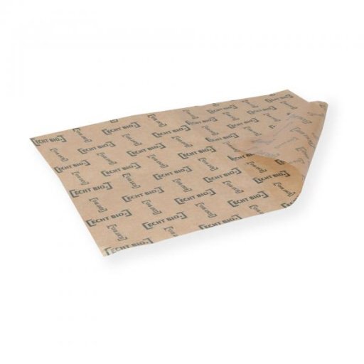 L![ECHT BIO.] Pergamin-Zuschnitt ungebl. 1/4 Bogen, 500Stück